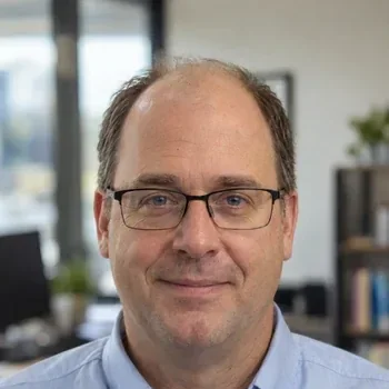 Smiling adult portrait