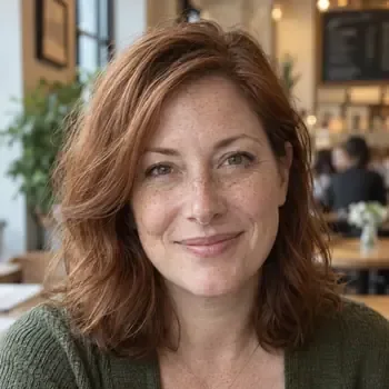 Smiling adult portrait
