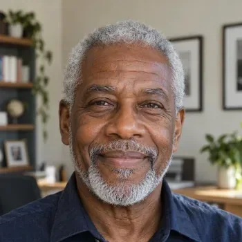 Smiling adult portrait